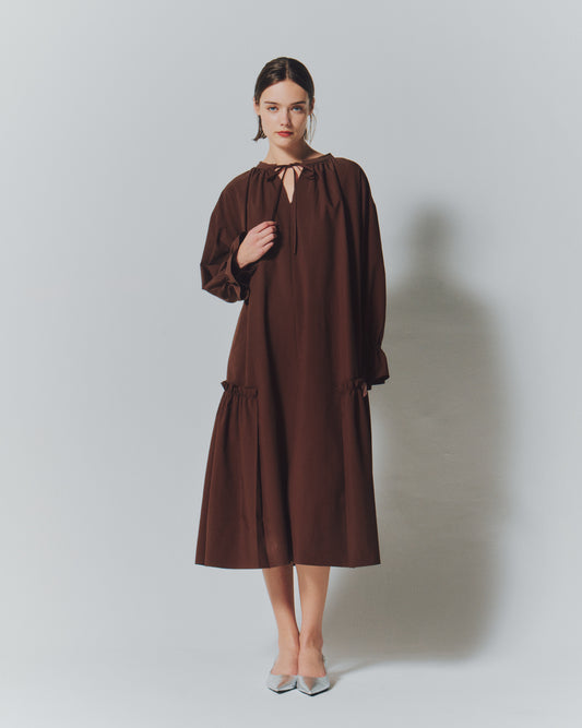 【予約商品】 TYPEWRITER/C GATHER DRESS