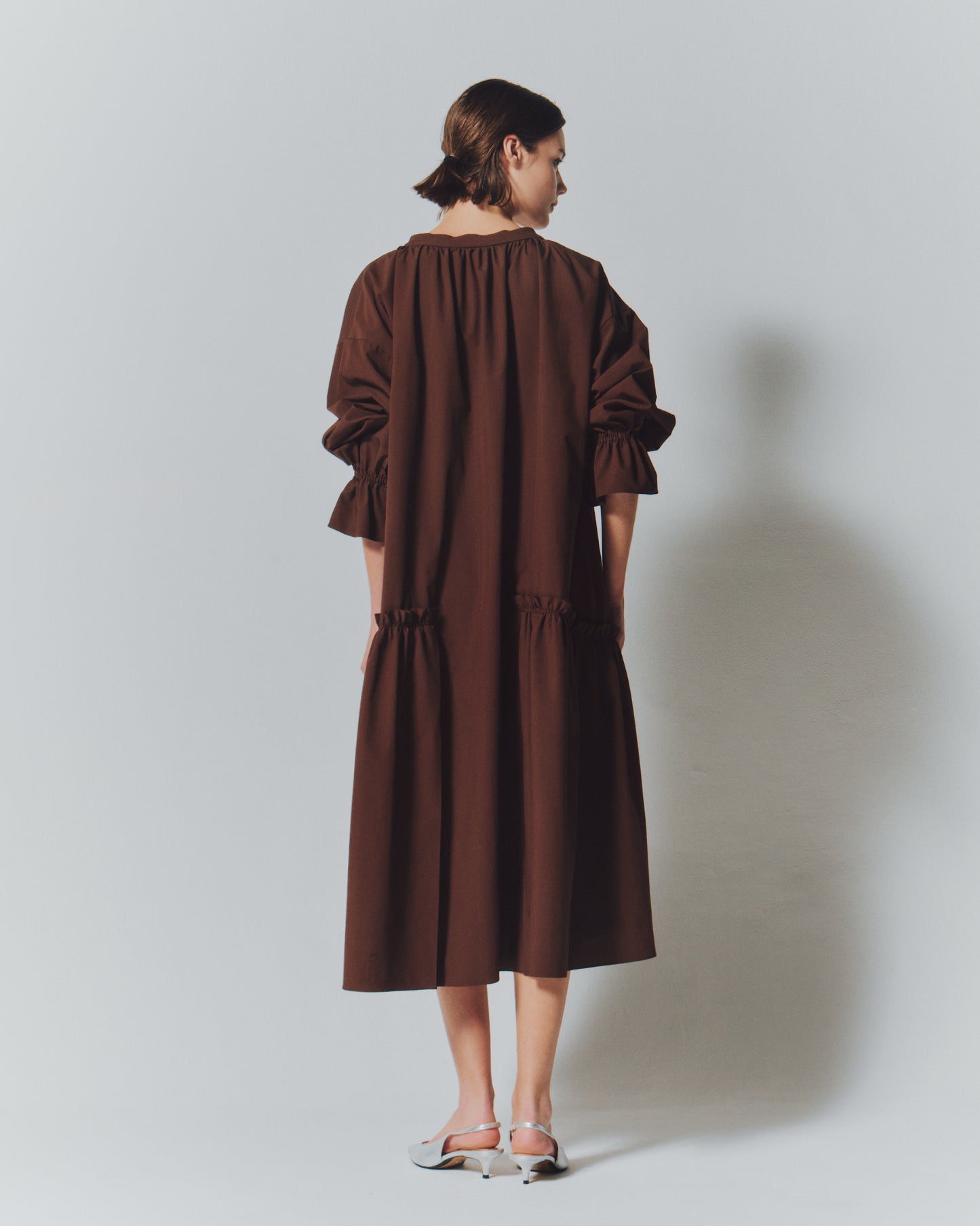 【予約商品】 TYPEWRITER/C GATHER DRESS