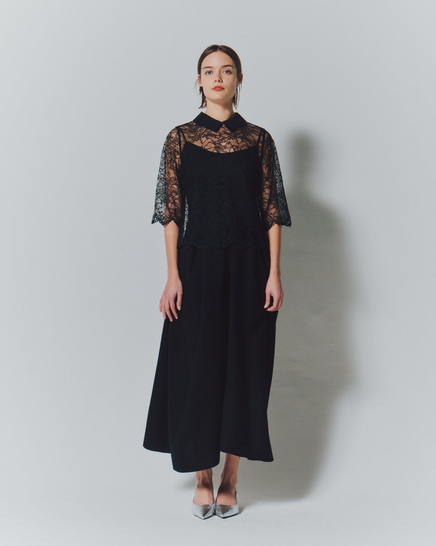 【予約商品】 RUSSELL LACE/W COLLAR TOPS