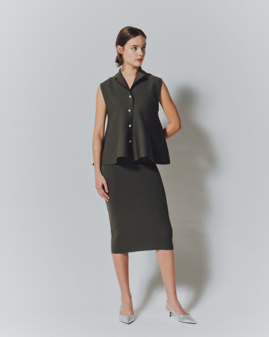 【予約商品】 H/MILANORIB PEARL/B GILET