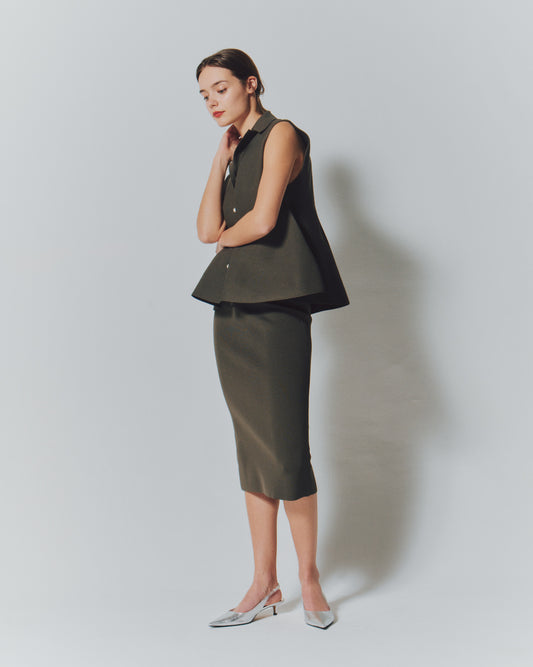 【LAST ONE】H/MILANORIB PEARL/B GILET