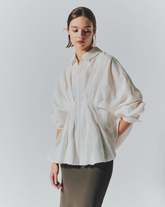 【予約商品】 LINEN PPLN TUCKING P/OVER