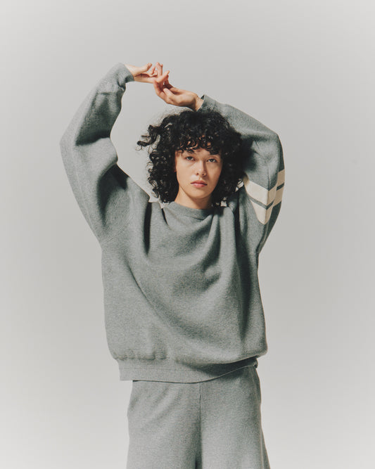 【予約商品】DUAL LAYERED OVERSIZED SWEAT