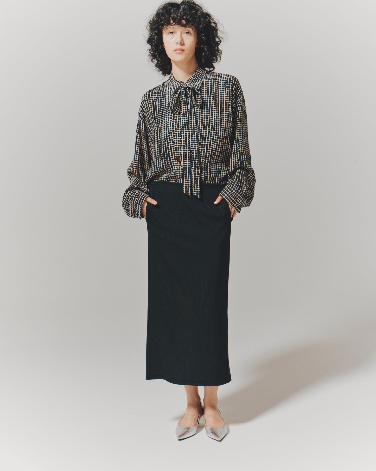 SCUBA RIB BACK/B TIGHT SKIRT