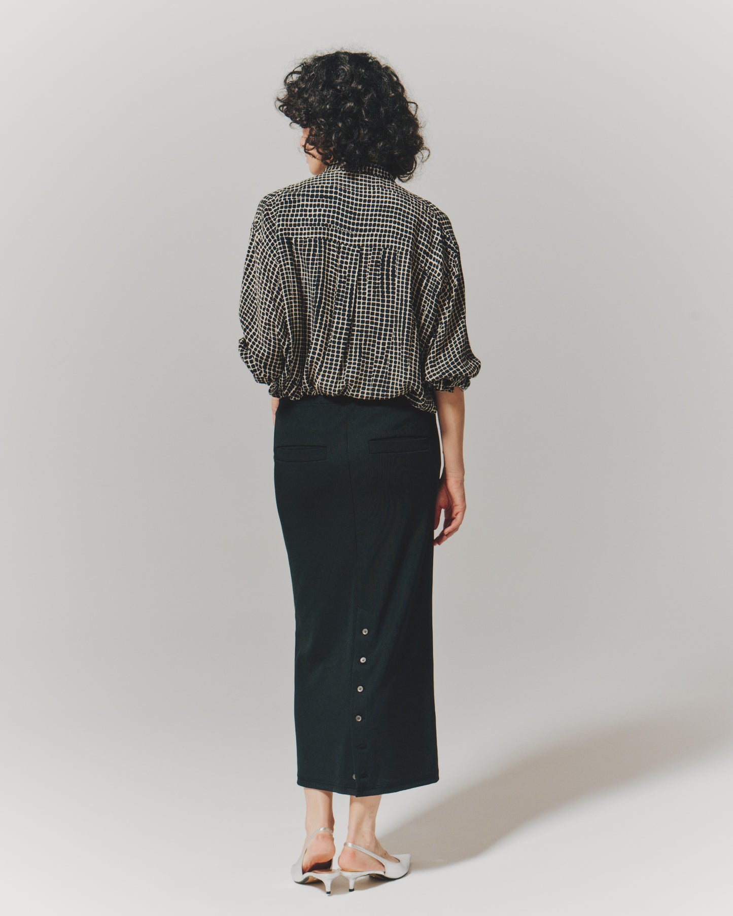 SCUBA RIB BACK/B TIGHT SKIRT