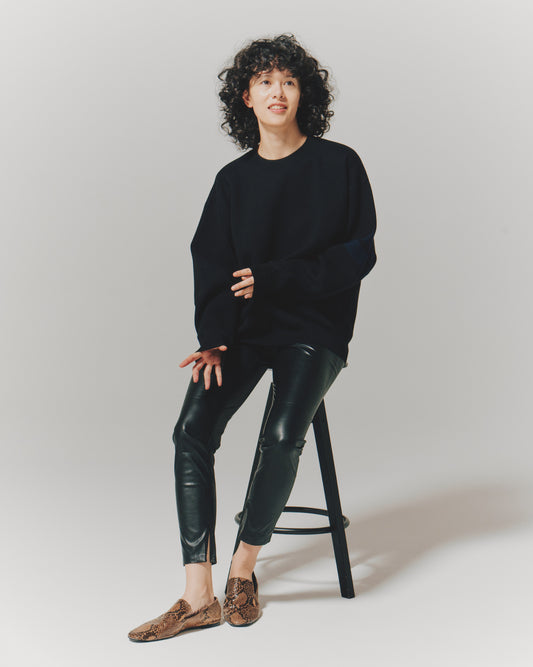 F/LEATHER SKINNY PANTS