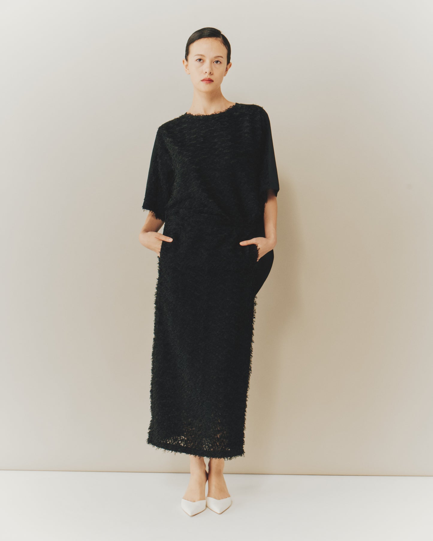 SHEER/CUT-JQ HALF/S TOPS