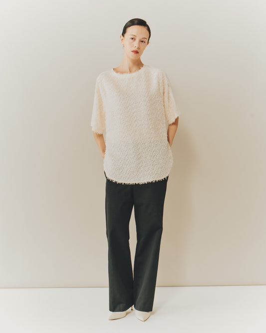 SHEER/CUT-JQ HALF/S TOPS