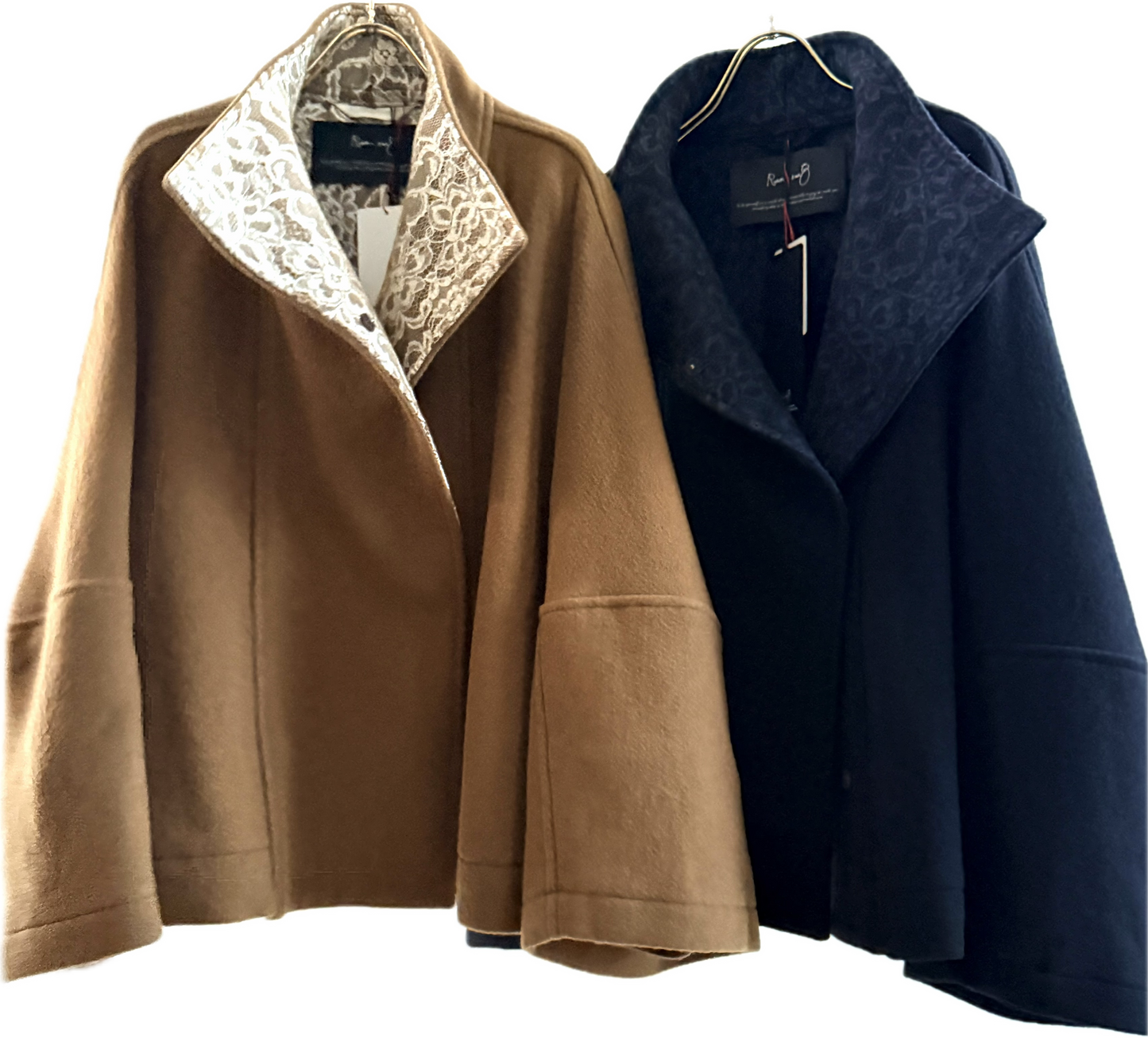 【予約】BOUCLE/LACE  HI/N SHORT COAT
