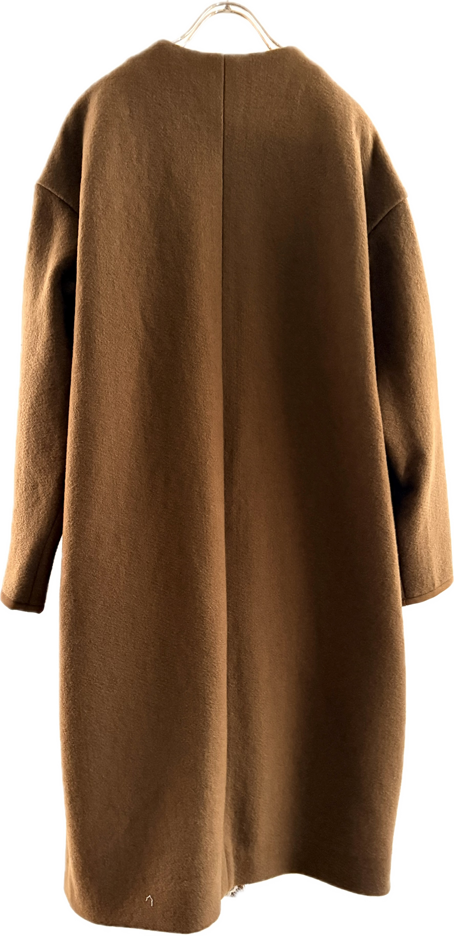 BOUCLE/LACE  SNAP LONG  COAT