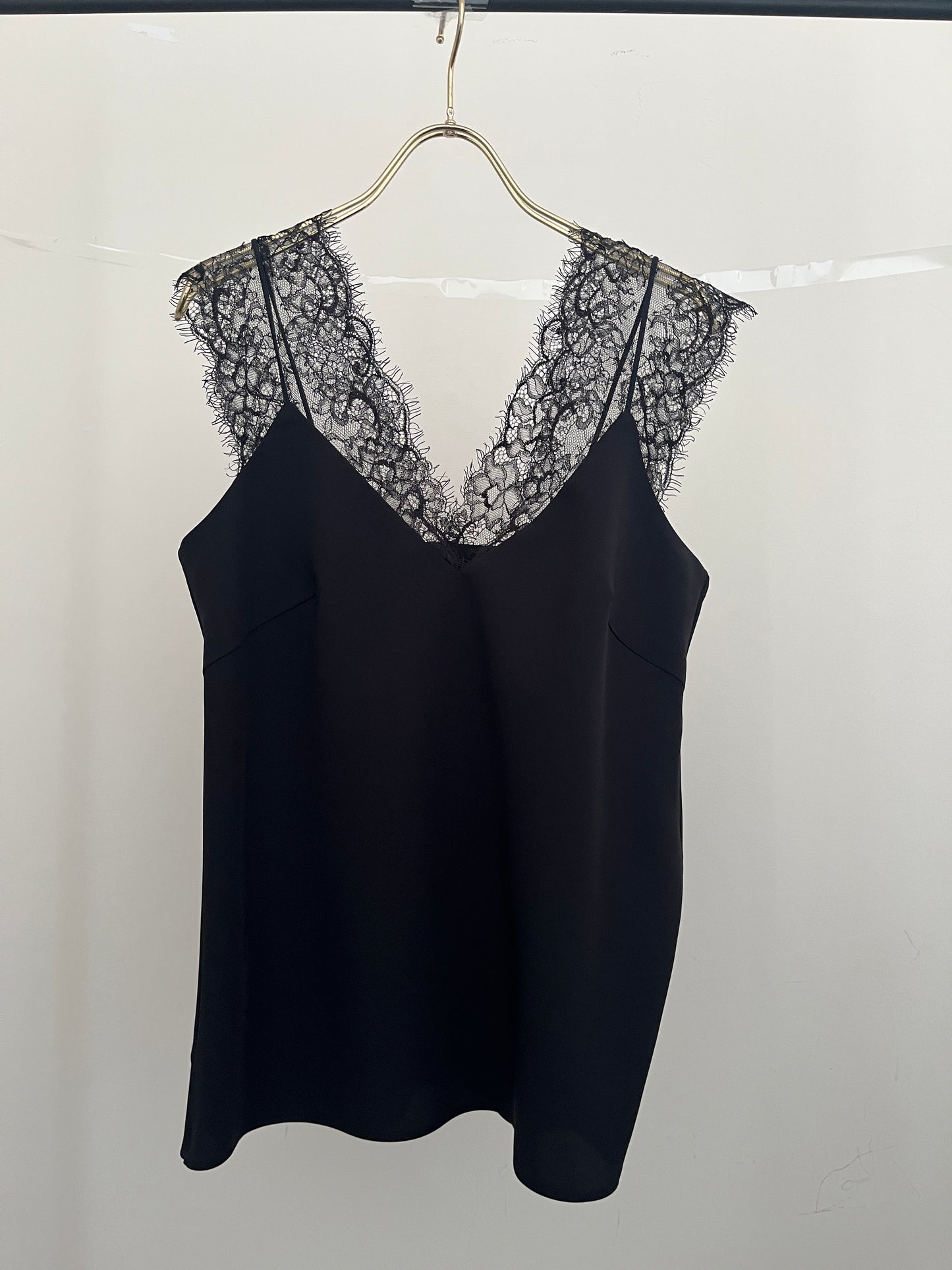 VIN-SATIN WITH LACE CAMI