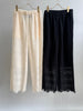 GUIPURE LACE  WIDE PANTS