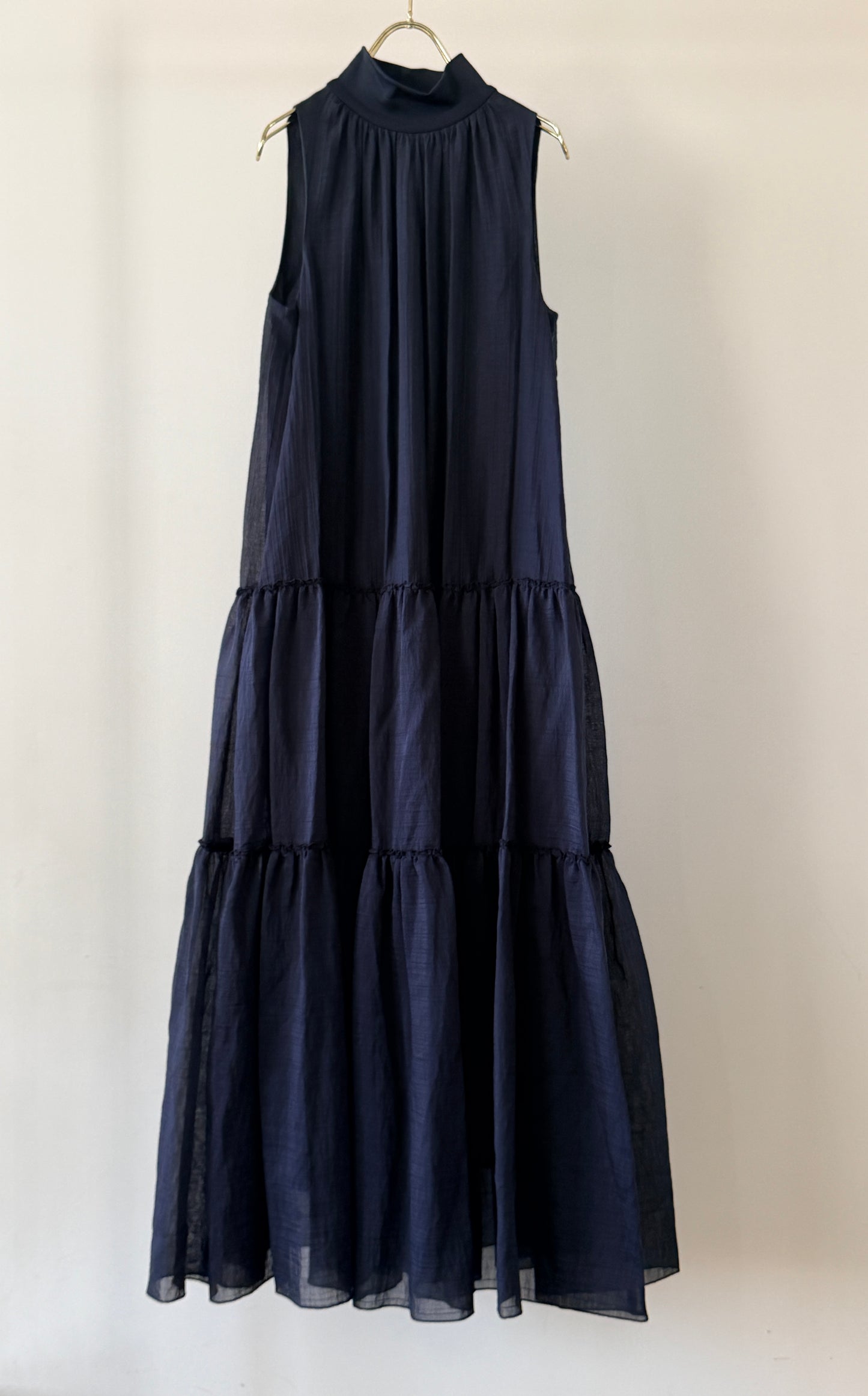 CO SHEER TIERED HI/N DRESS