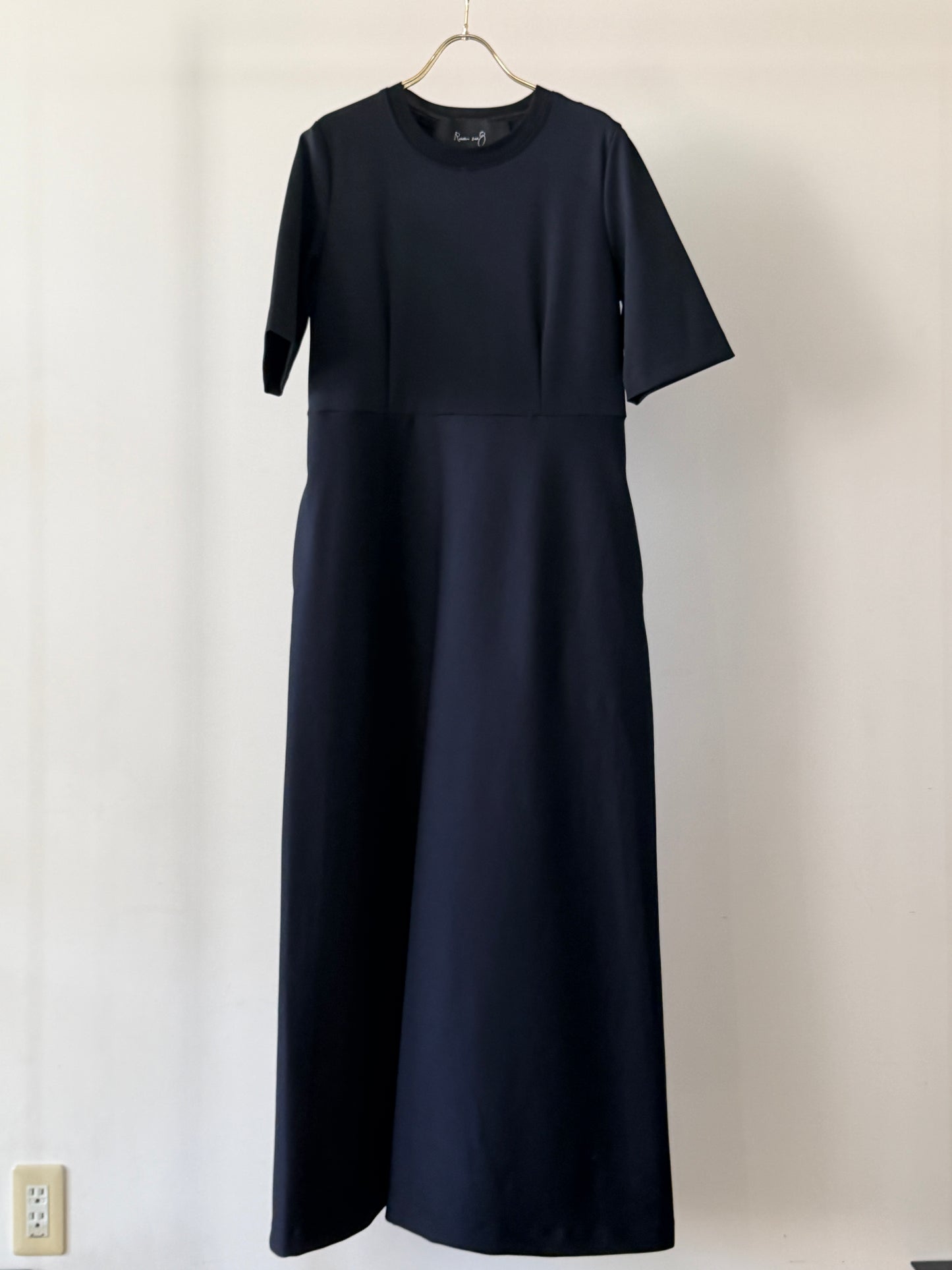 FLESHY JERSEY DRAPE DRESS