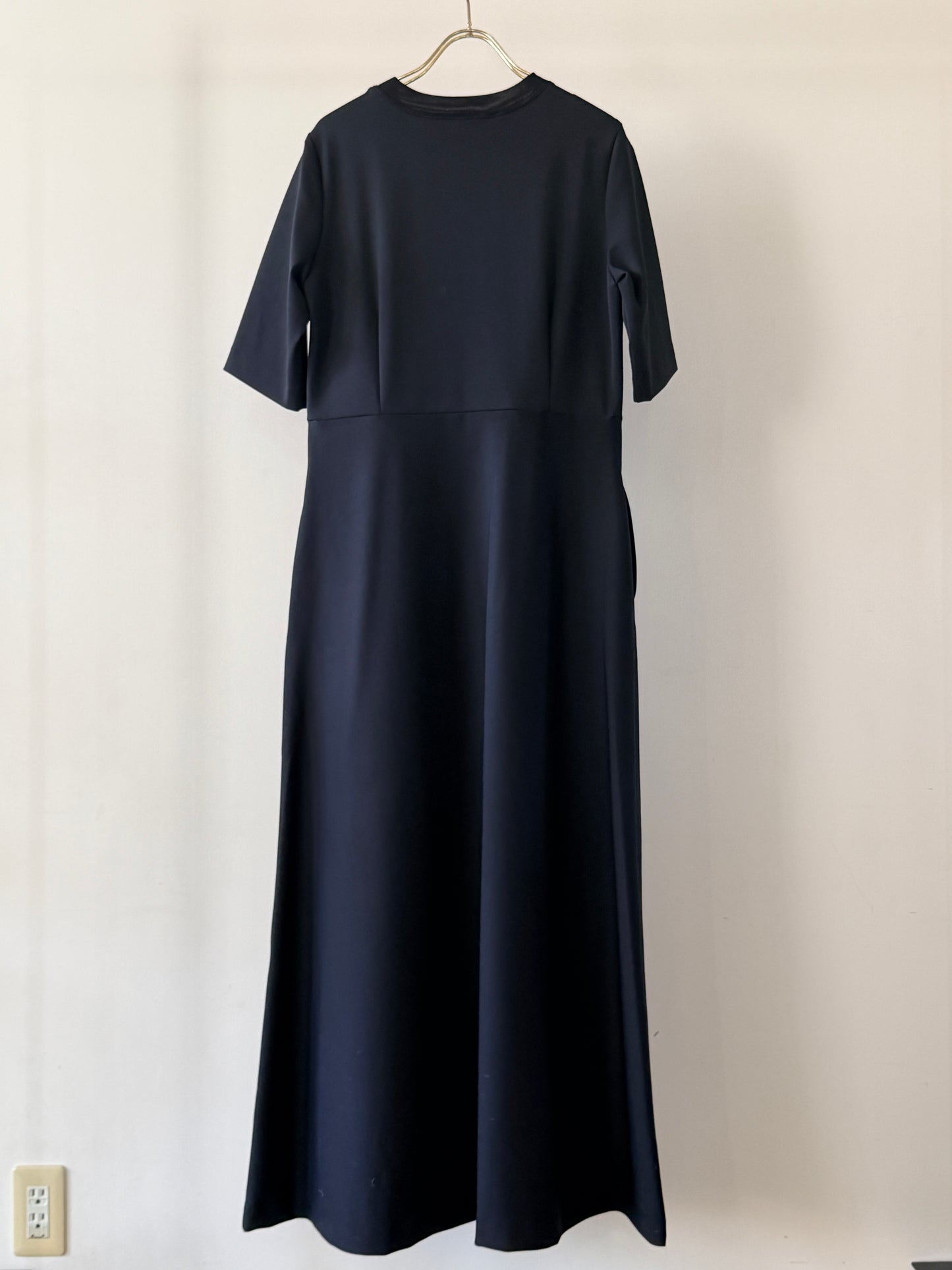 FLESHY JERSEY DRAPE DRESS