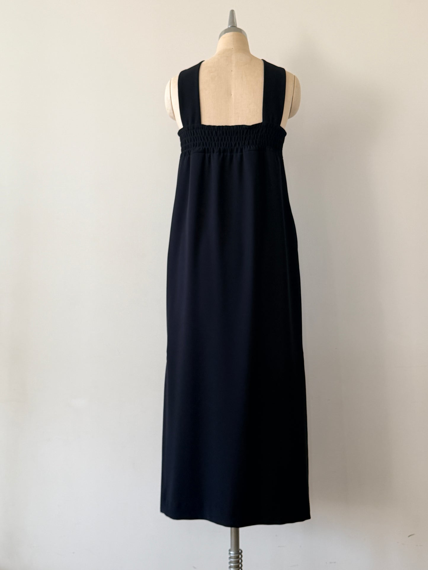 W-SATIN CROSS DRESS