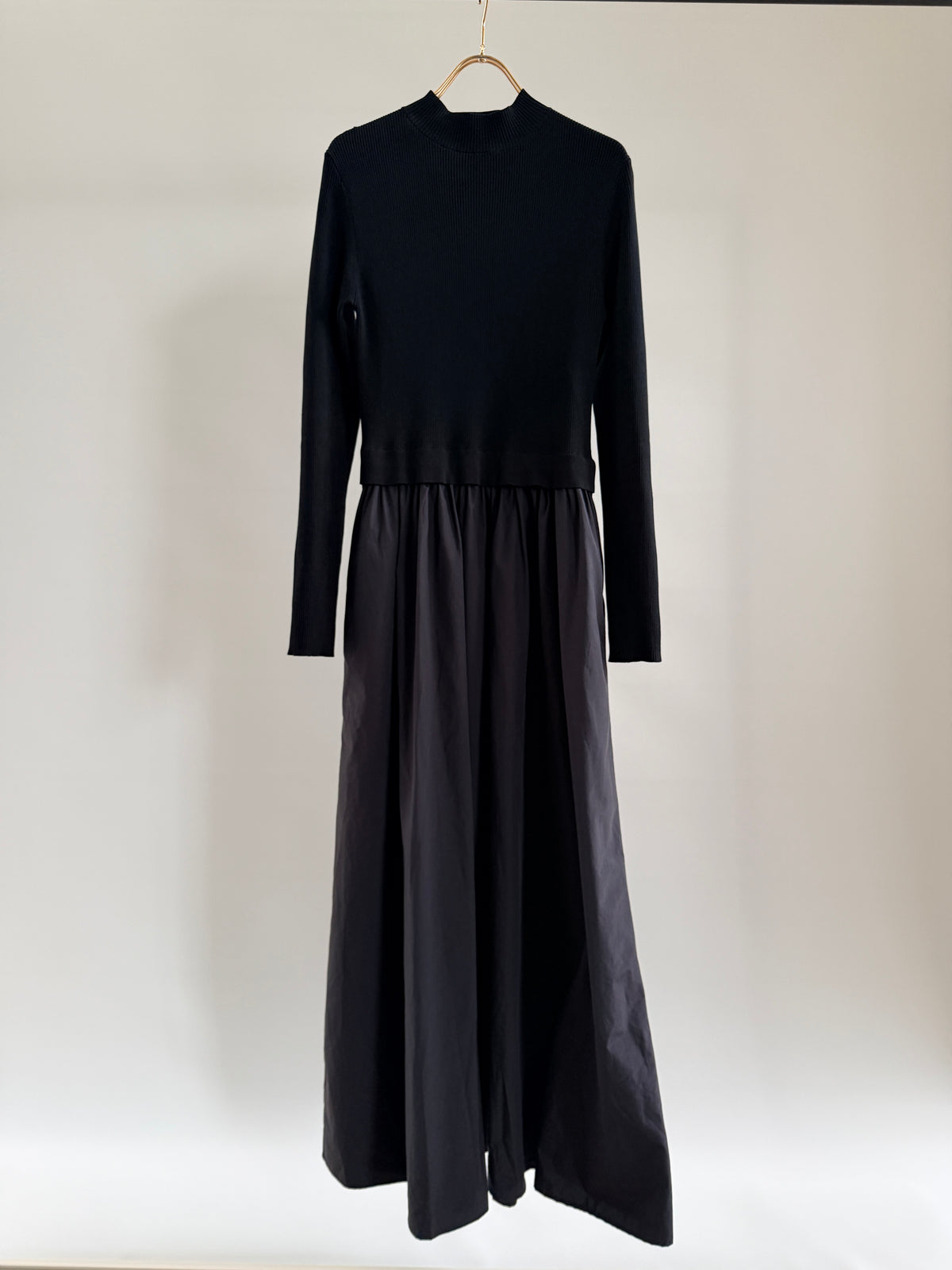 RYN/NY RIB GATHER DRESS