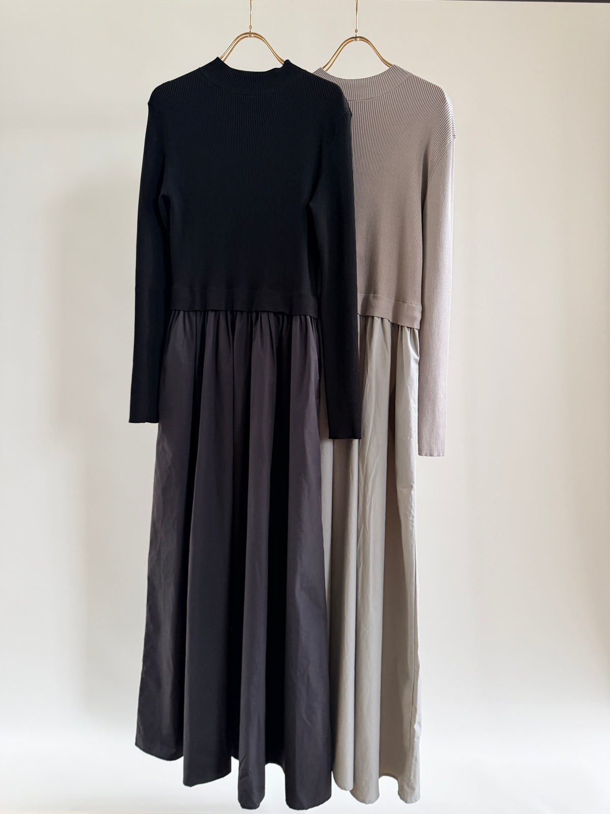 RYN/NY RIB GATHER DRESS