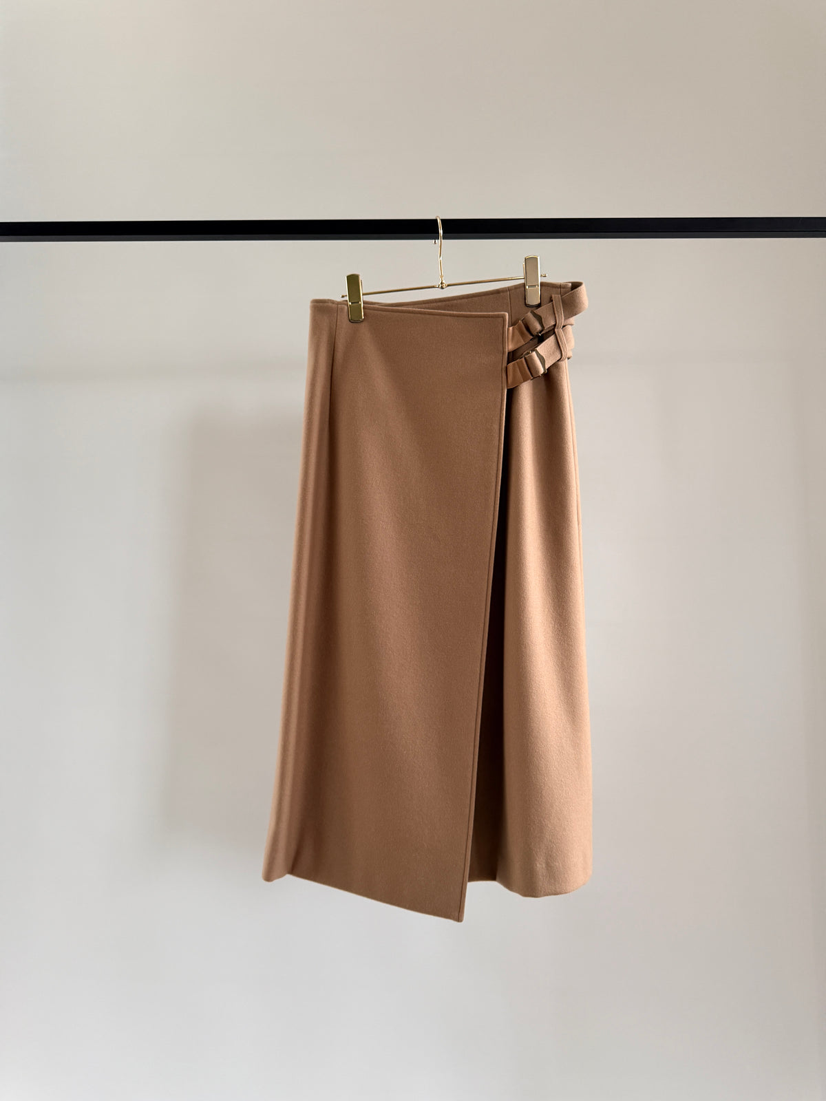 MELTON 2BELT WRAP SKIRT