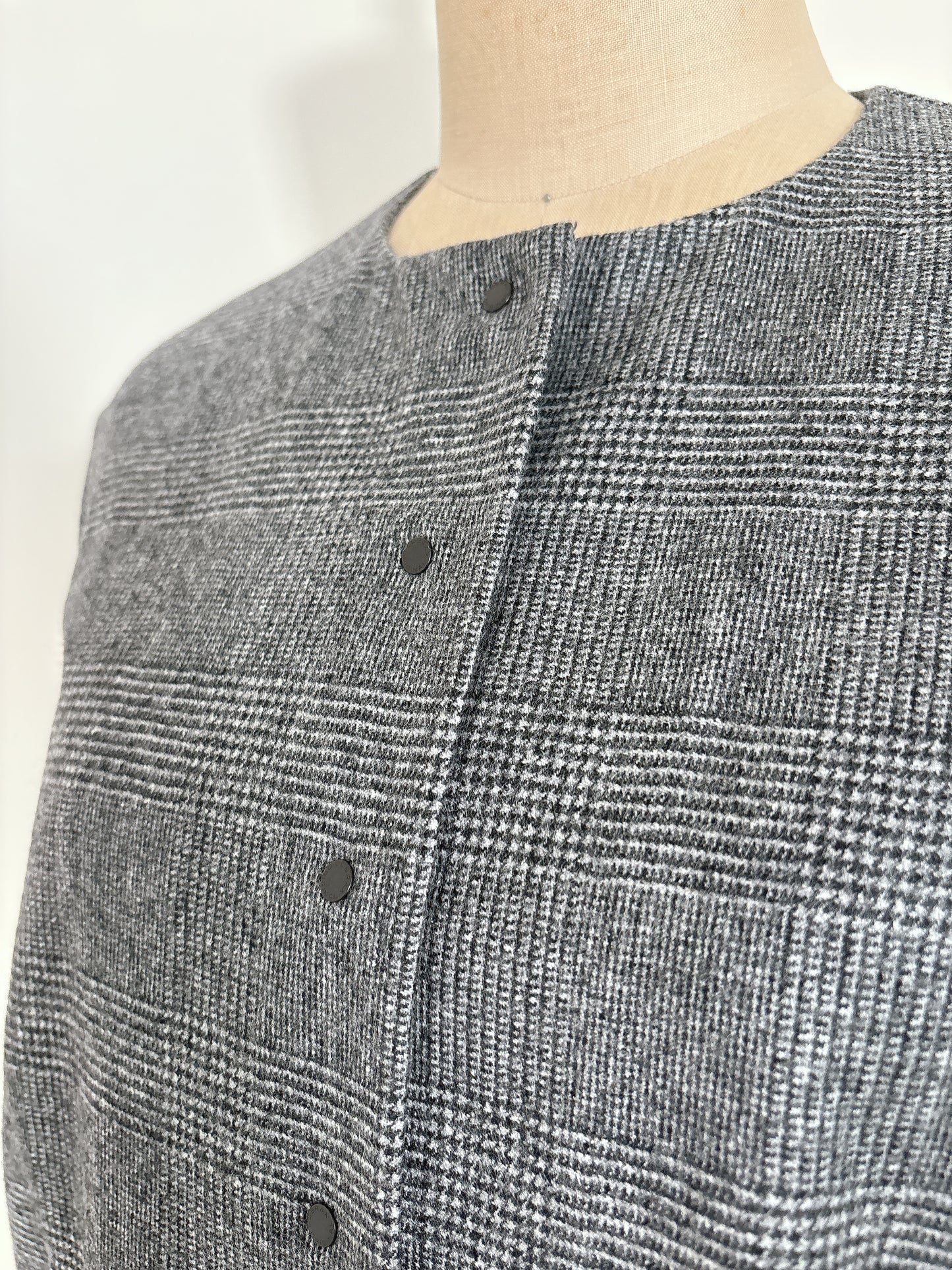 WOOL CASH SNAP BLOUSON