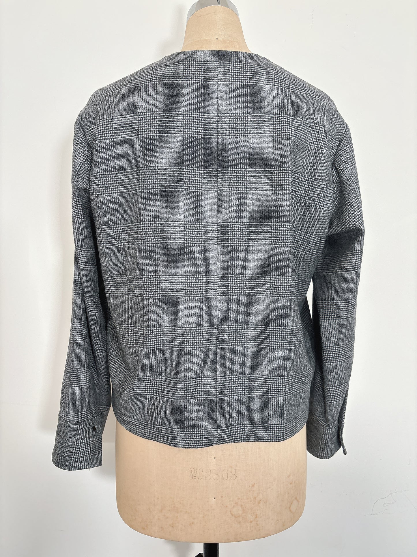 WOOL CASH SNAP BLOUSON
