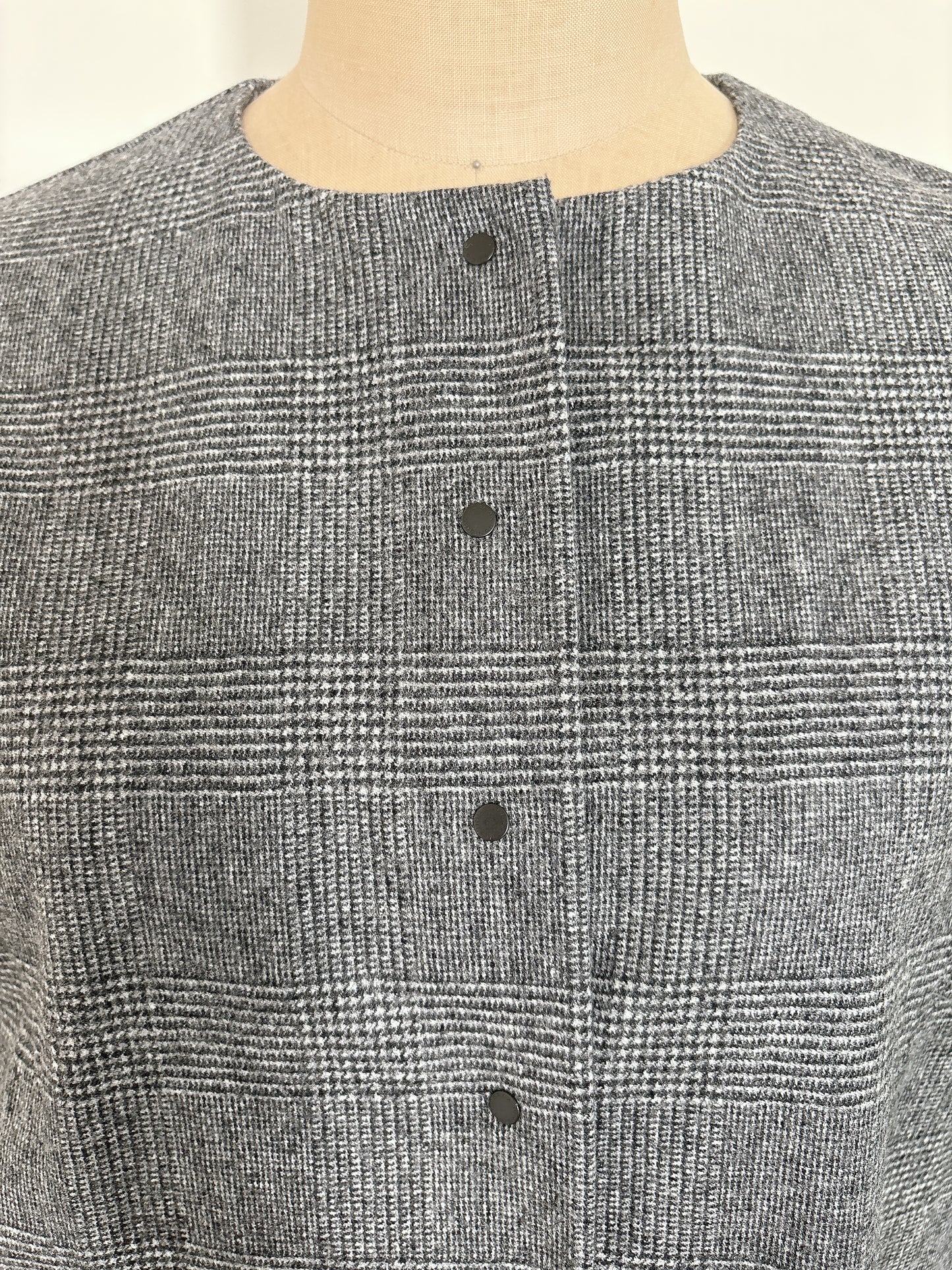 WOOL CASH SNAP BLOUSON
