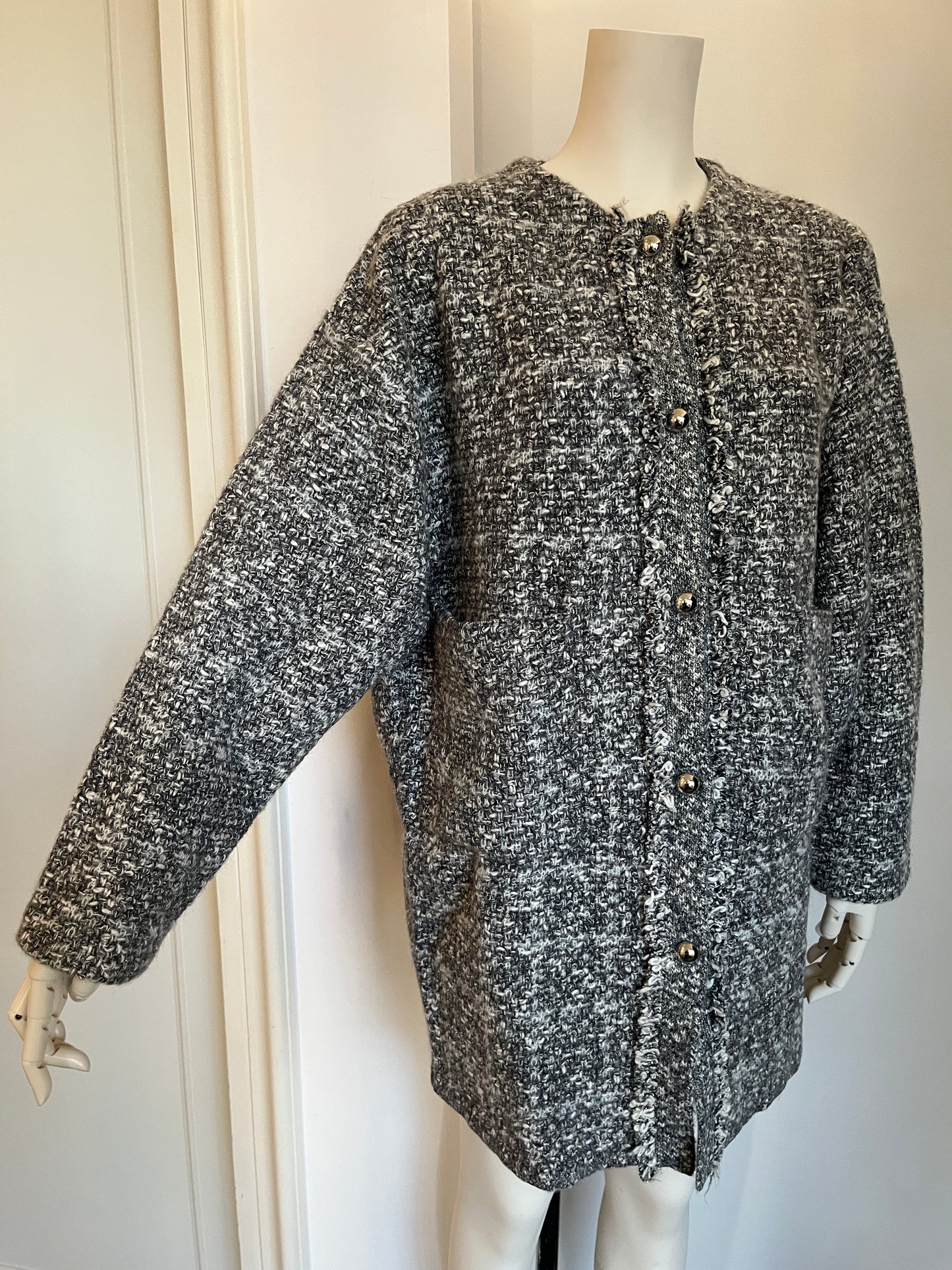 LAME-TWD F/CUT HALF COAT