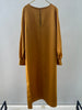 [LAST ONE] BABY SATIN OPEN-SLEEVE DRESS