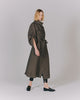 LINEN BIG/SLEEVE TRENCH COAT