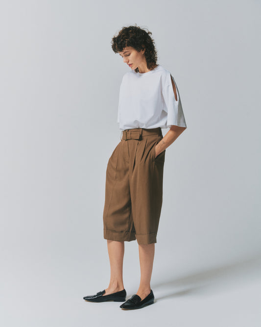 【予約商品】 VIS TWILL TUCK SHORT PANTS