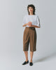 VIS TWILL TUCK SHORT PANTS