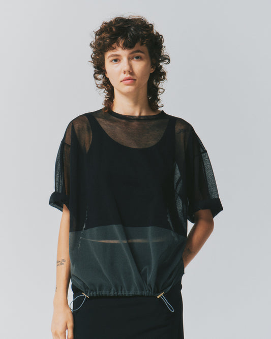 【LAST ONE】COTTON SHEER 2TONE TOPS