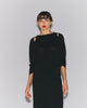 COTTON SHEER SLIT LS TOPS