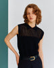 CO MESH THROUGH COLLAR TOPS