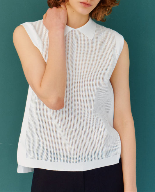 CO MESH THROUGH COLLAR TOPS