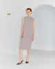 MAT SATIN DRAPE/N NS DRESS