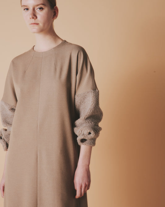 【予約商品】ST VENETIAN/W POODLE-SLV DRESS