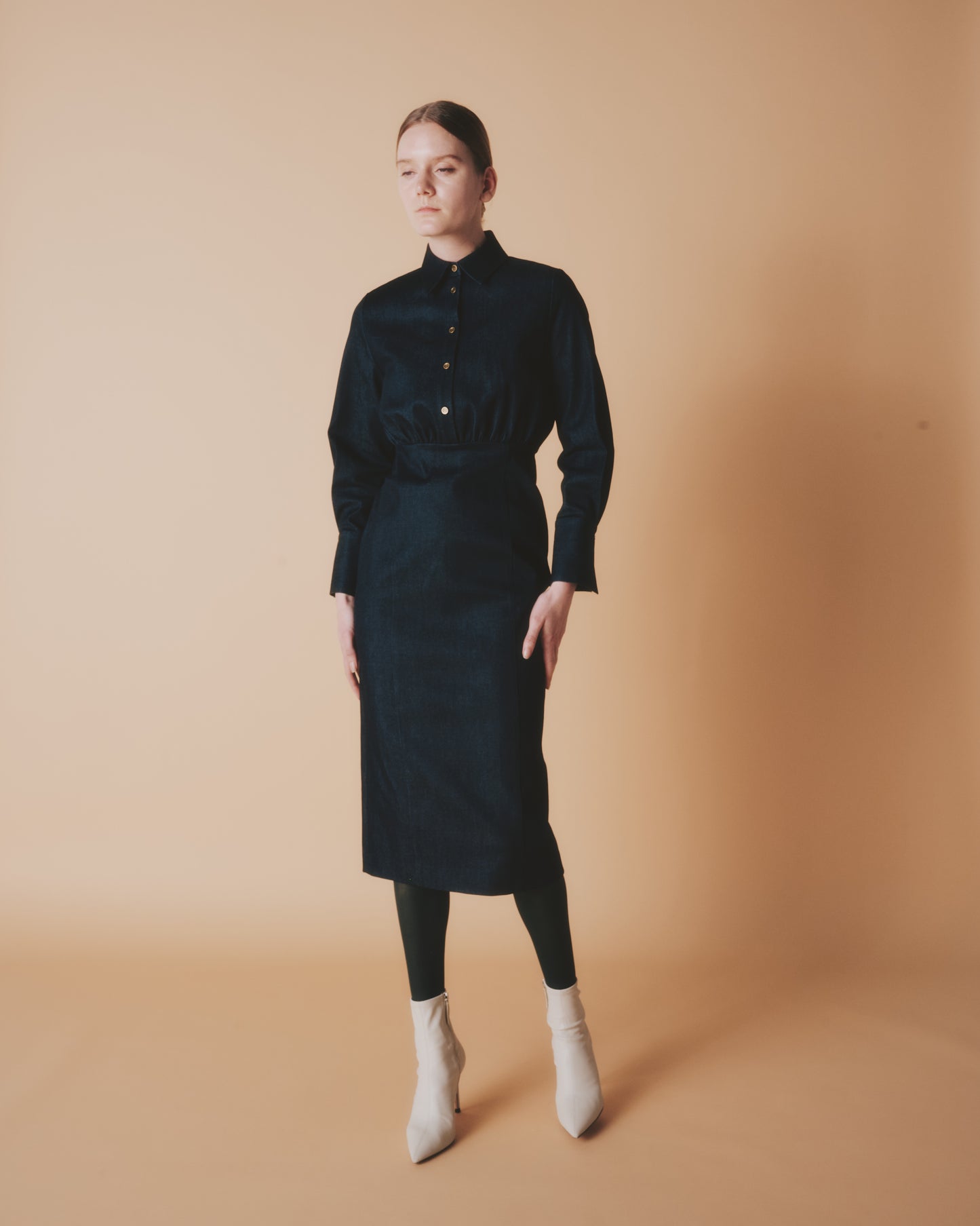 【予約商品】ST DENIM SHIRTS DRESS