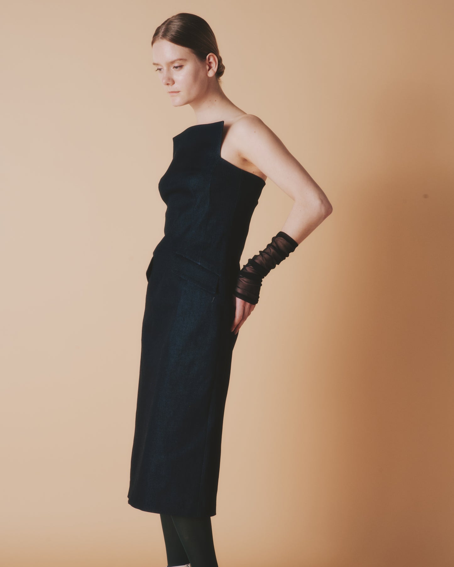 【予約商品】ST DENIM HI BARE DRESS