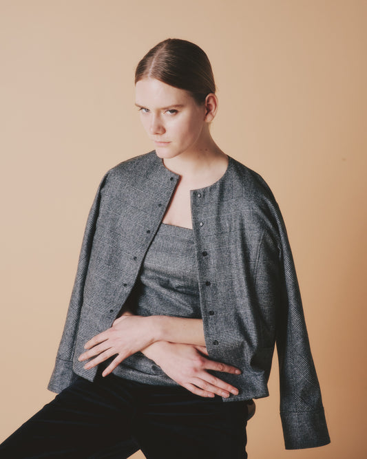 【予約商品】WOOL CASH SNAP BLOUSON