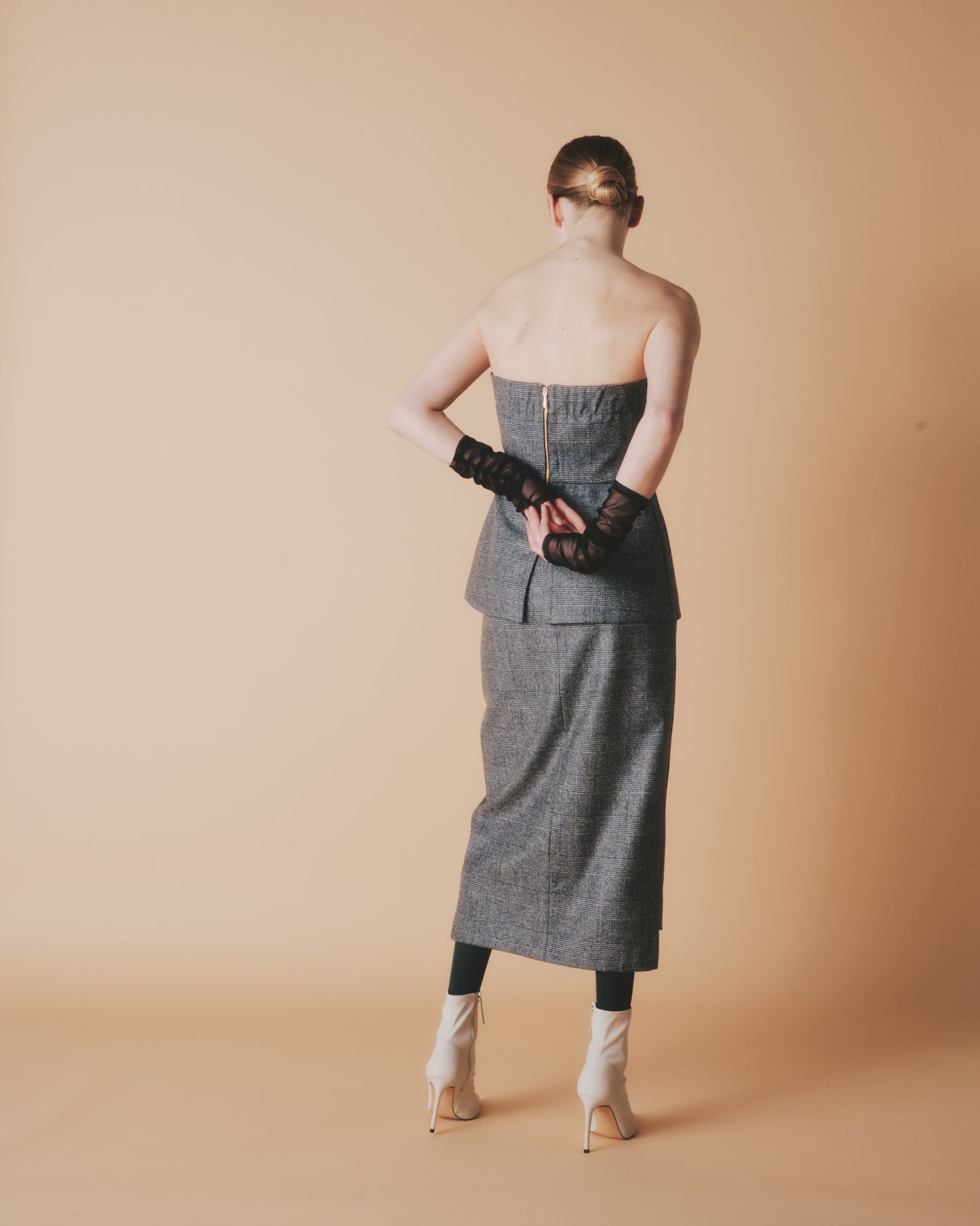 【予約商品】WOOL CASH F/VENT SKIRT