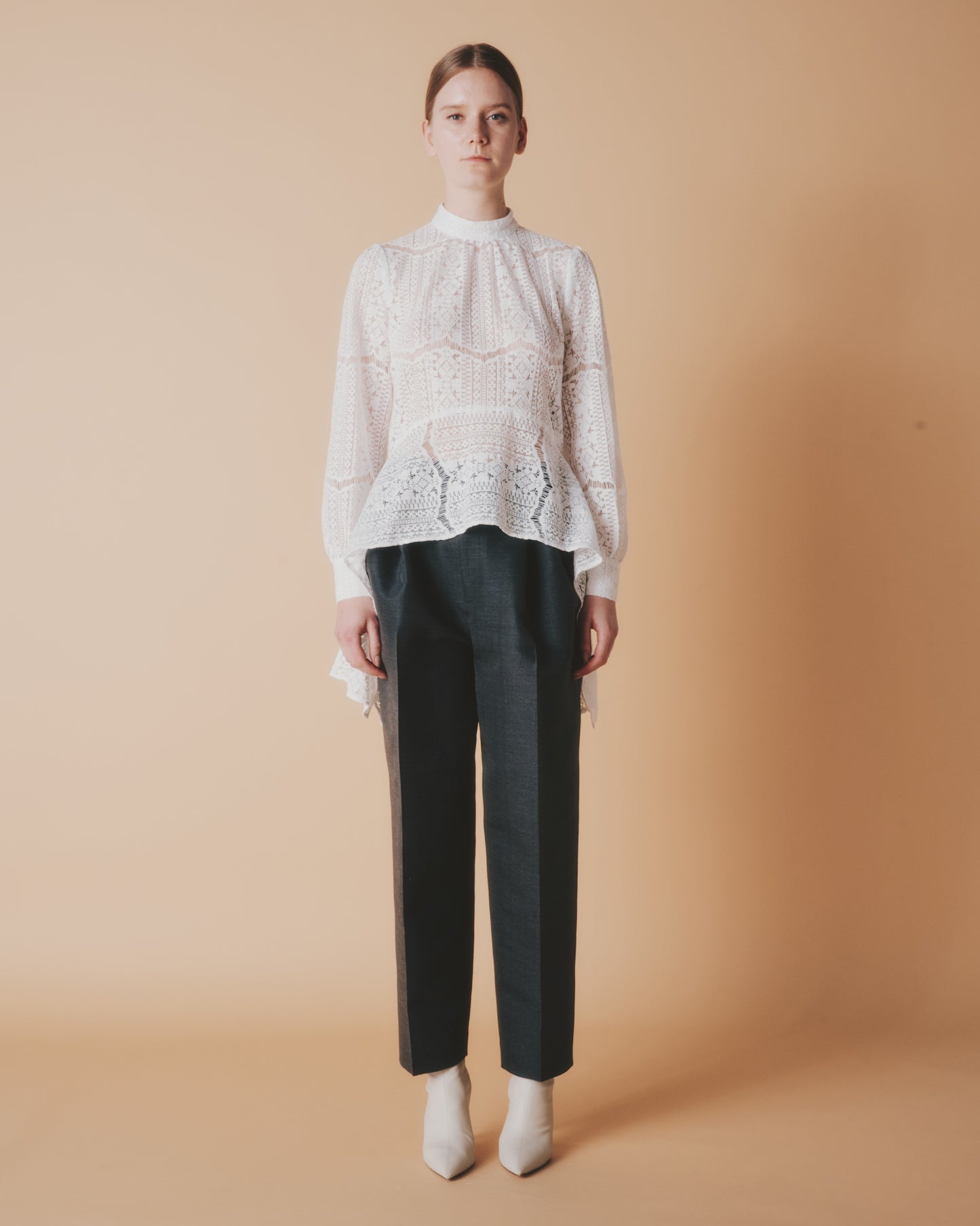 【予約商品】COTTON CORD LACE DRAPE TOPS