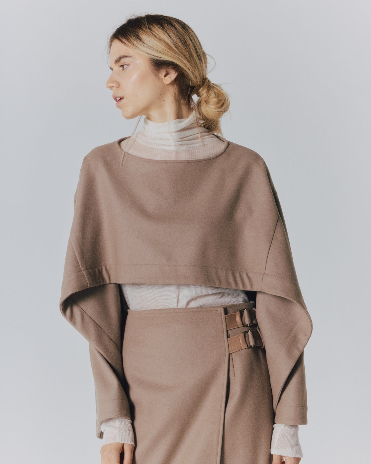 【予約】MELTON 2BELT WRAP SKIRT