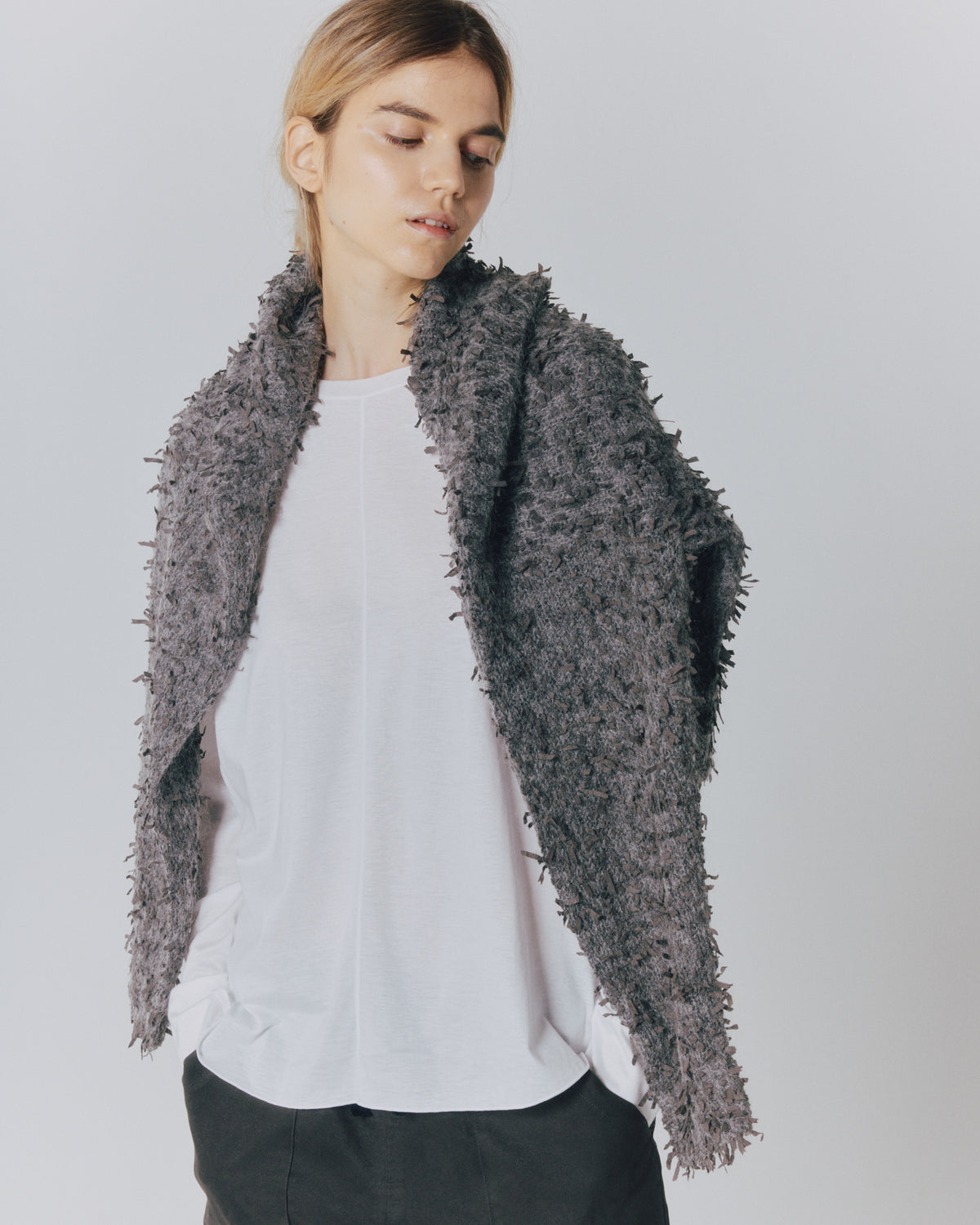 RIBBON-YARN CREW TOPS