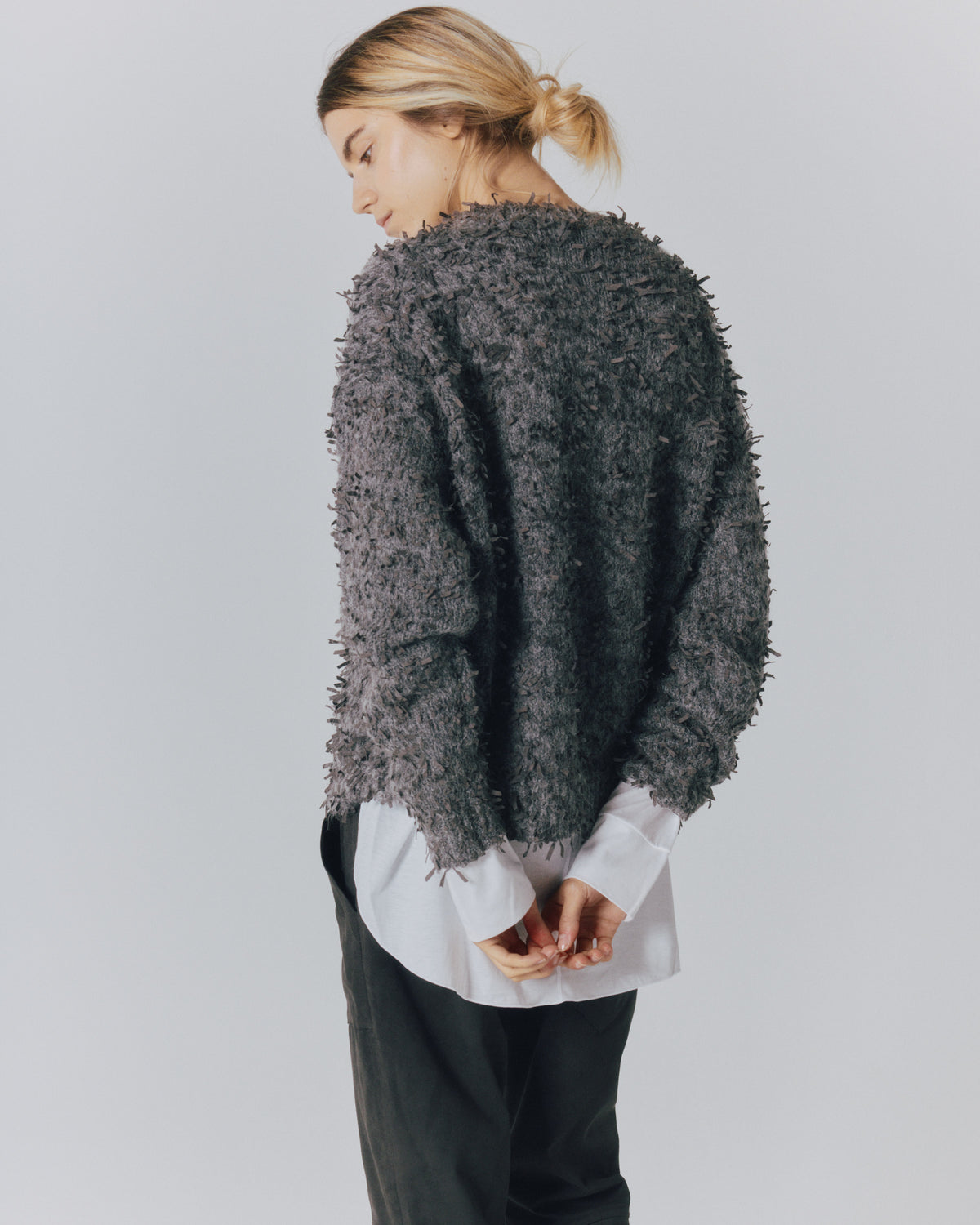 RIBBON-YARN CREW TOPS