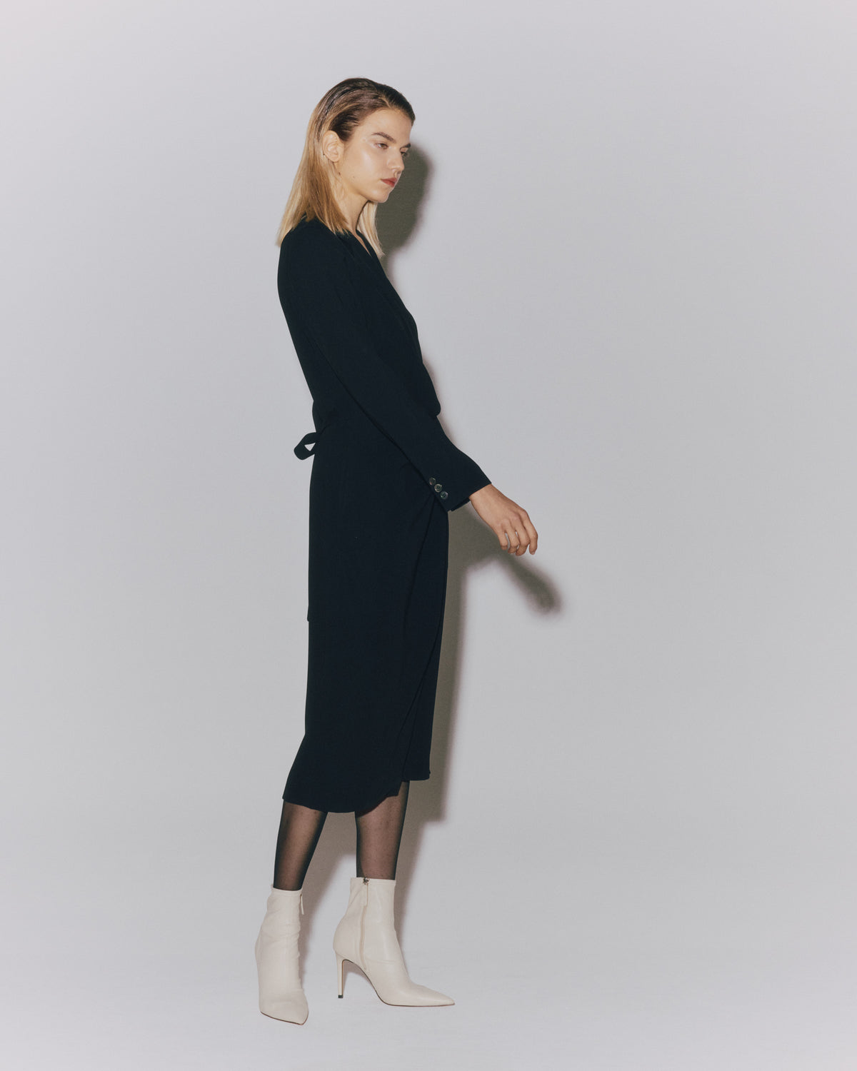 GEORGETTE WRAPPED DRESS