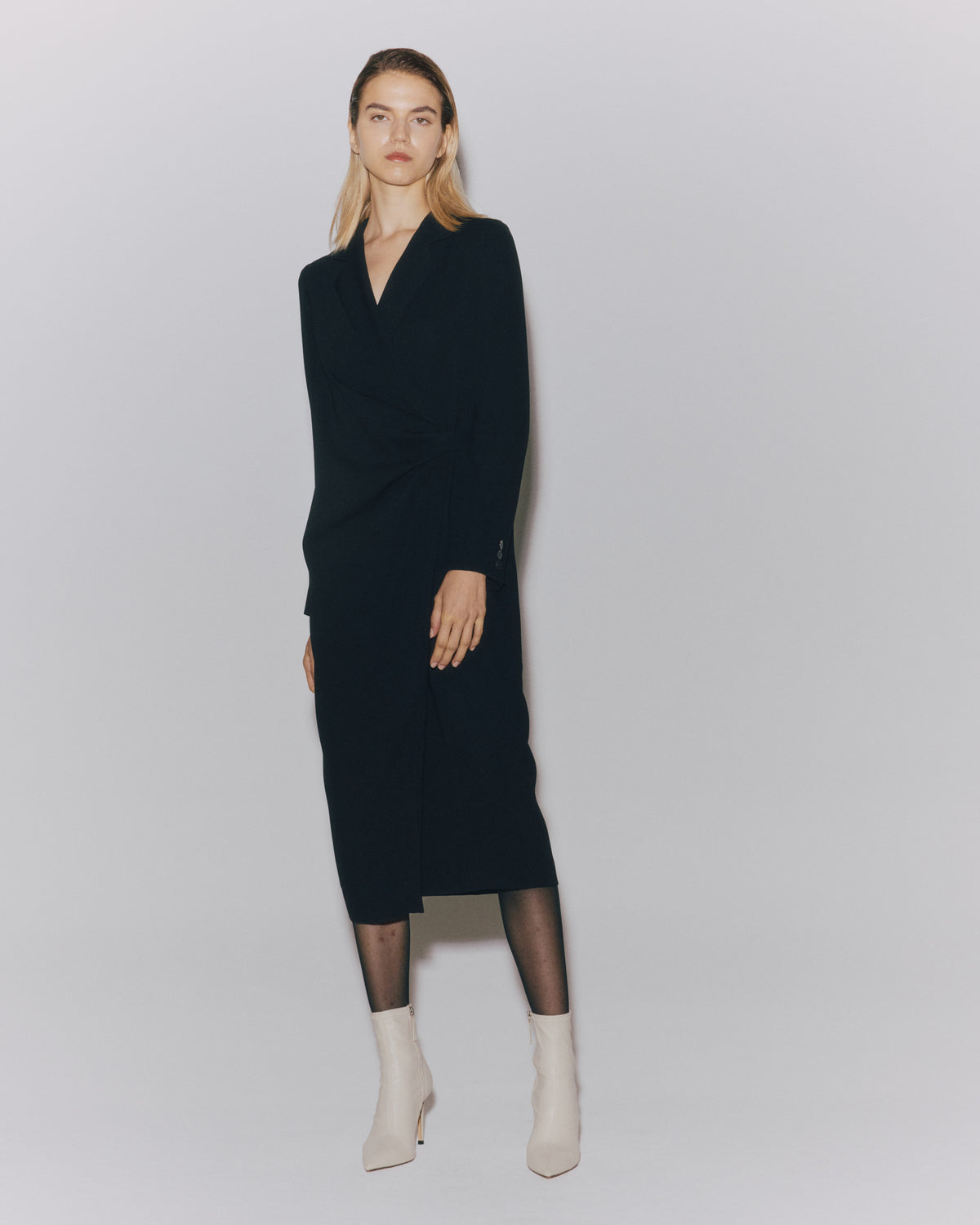 GEORGETTE WRAPPED DRESS
