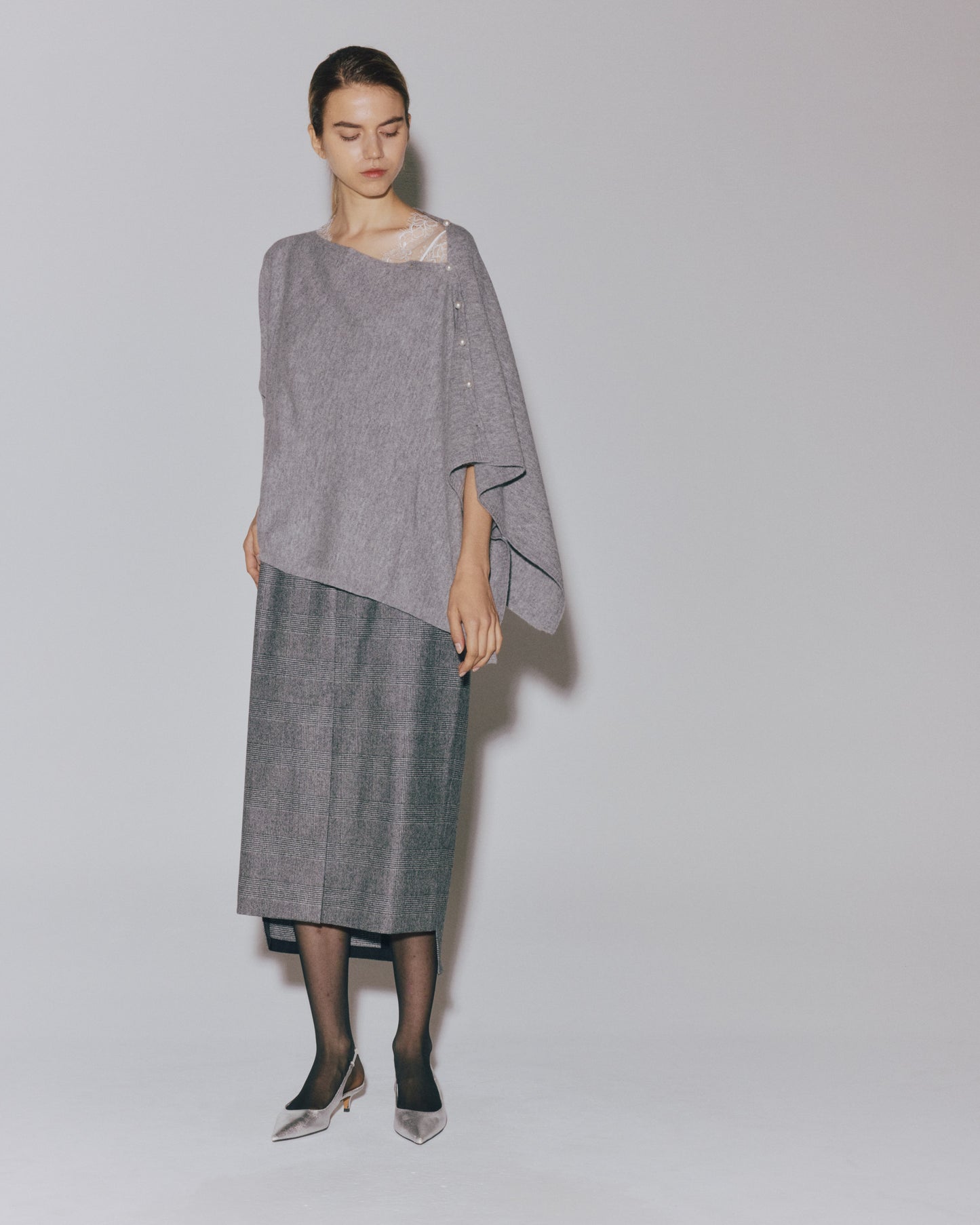 【予約】WOOL PEARL/B CAPE TOPS