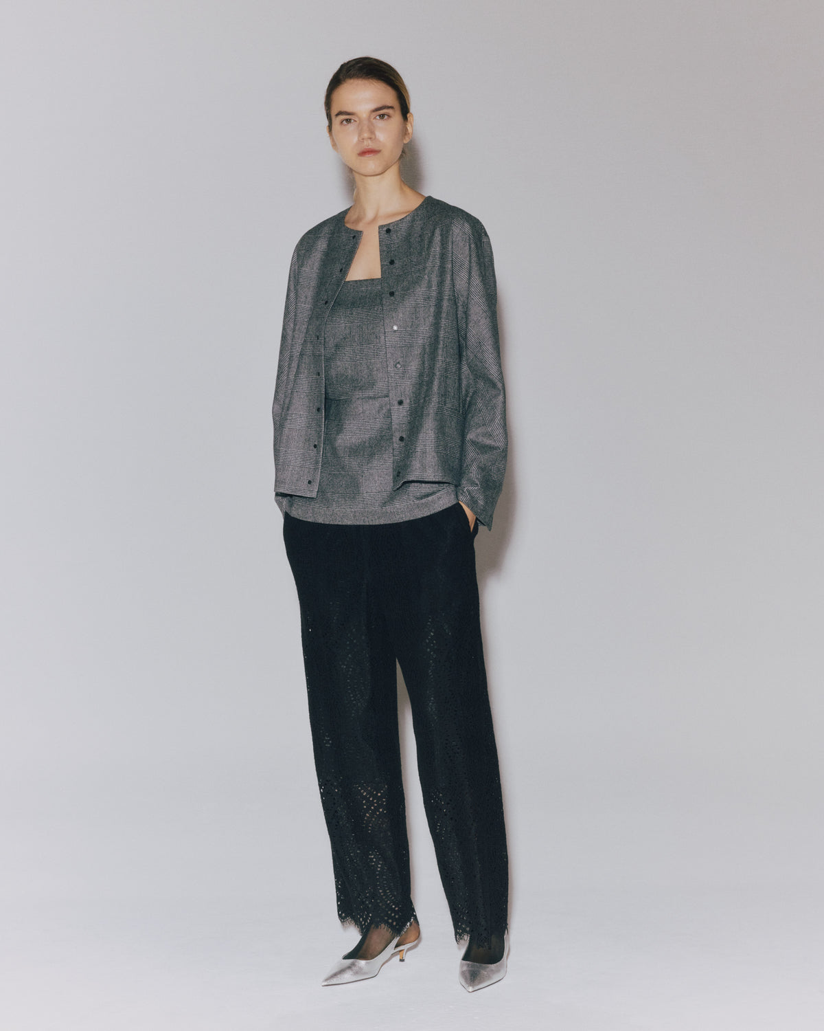 WOOL CASH SNAP BLOUSON