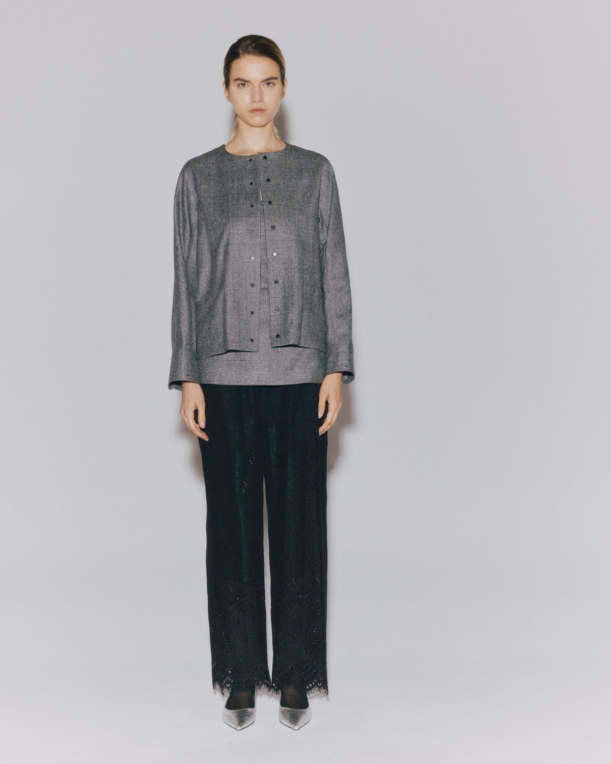 WOOL CASH SNAP BLOUSON